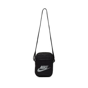 Nike Heritage Crossbody Tas Zwart Wit