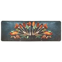 vidaXL Keukenmat wasbaar anti-slip 60x180 cm meerkleurig, tapijtloper, tapijt loper, gang loper, gangloper, keuken mat, gangtapijt