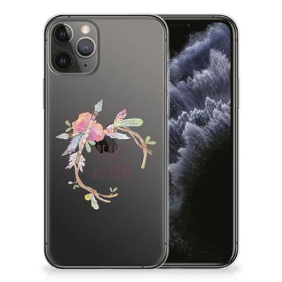 Apple iPhone 11 Pro Telefoonhoesje met Naam Boho Text Apple iPhone 11 Pro Telefoonhoesje met Naam Boho Text