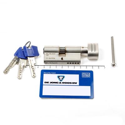 Winkhaus Knopcilinder dubbel buiten x binnen 30/30mm voorzien van SKG *** met certificaat en 3 sleutels Winkhaus Knopcilinder dubbel buiten x binnen 30/30mm voorzien van SKG *** met certificaat en 3 sleutels