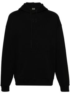 44 LABEL GROUP hoodie en coton à logo imprimé - Noir