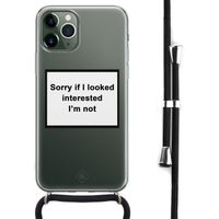 iPhone 11 Pro hoesje met koord - Crossbody - Not interested