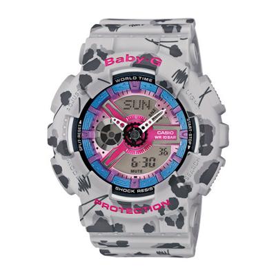 Casio Baby-G Standard Analoog-Digitale Horloge BA-110FL-8A