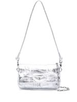 Zadig&Voltaire mini sac Rock Nano à fini métallisé - Argent