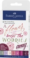 Faber Castell FC-267124 Tekenstift Faber-Castell Pitt Artist Pen Letteringset 8x - thumbnail