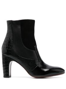 Chie Mihara bottines 90 mm à effet peau de crocodile - Noir