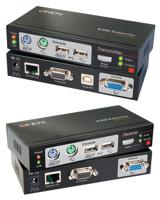 LINDY LINDY Cat.5 KVM Extender Combo 300 KVM-extender via netwerkkabel RJ45 300 m