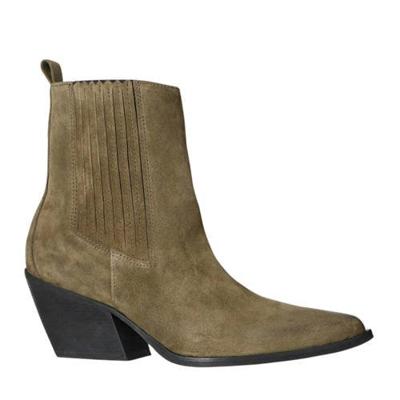 Manfield suède cowboylaarzen groen Manfield suède cowboylaarzen groen