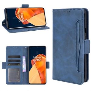 Cardholder Series OnePlus 9 Pro Wallet Case - Blauw