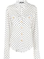 Balmain chemise à pois - Blanc