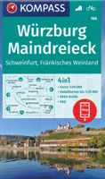 Wandelkaart 166 Würzburg Maindreieck | Kompass - thumbnail