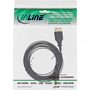 InLine 4043718178698 USB-kabel 5 m USB 2.0 USB A Mini-USB B Zwart