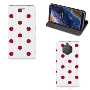 Nokia 9 PureView Flip Style Cover Cherries