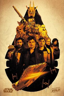 Solo A Star Wars Story Millennium Falcon Montage Poster 61x91.5cm Solo A Star Wars Story Millennium Falcon Montage Poster 61x91.5cm