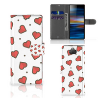 Sony Xperia 10 Telefoon Hoesje Hearts - thumbnail