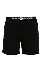 Dolce & Gabbana boxer à patch logo - Noir - thumbnail