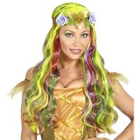 WIDMANN wdm04667 Pruik Fairy of flowers ? Veelkleurig, One Size