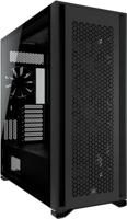 Corsair CC-9011218-WW 7000D AIRFLOW Full-Tower ATX-Computerbehuizing (High-Airflow Voorpaneel, Drie Meegeleverde 140mm-Ventilatoren met PWM-Repeater, Eenvoudig Kabelbeheer, Aanpasbare Zijventilatorsteunen)Extra groot,tZwart,Extra groot