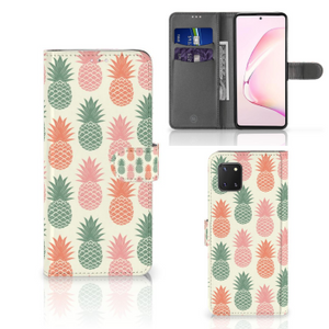 Samsung Note 10 Lite Book Cover Ananas