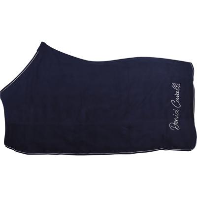 Zweetdeken Harry's Horse Denici Cavalli Taupe, 205 cm in donkerblauw Zweetdeken Harry's Horse Denici Cavalli Taupe, 205 cm in donkerblauw