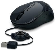 SpeedLink BEENIE Muis USB Optisch Zwart 3 Toetsen 1200 dpi Met kabelroller