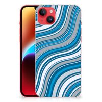 iPhone 14 Plus TPU bumper Waves Blue