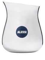 Alessi vase incurvé à logo - Argent