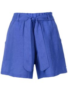 Amir Slama short court à taille élastiquée - Bleu