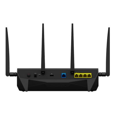 Synology RT2600AC draadloze router Gigabit Ethernet Dual-band (2.4 GHz / 5 GHz) Zwart