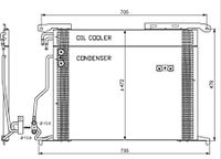 Condensor, airconditioning 35578