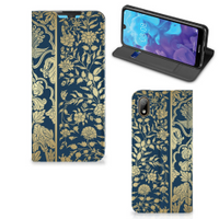 Huawei Y5 (2019) Smart Cover Beige Flowers - thumbnail