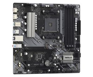 ASRock B550M Phantom Gaming 4 Moederbord Socket AMD AM4 Vormfactor Micro-ATX Moederbord chipset AMD® B550