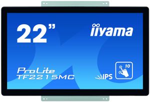 Iiyama ProLite TF2215MC Touchscreen monitor Energielabel: F (A - G) 54.6 cm (21.5 inch) 1920 x 1080 Pixel 16:9 14 ms VGA, HDMI, DisplayPort, Hoofdtelefoon (3.5