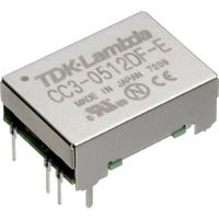 TDK-Lambda CC3-2405SF-E DC/DC-converter, print 24 V/DC 5 V/DC 0.6 A 3 W Aantal uitgangen: 1 x Inhoud 1 stuk(s) - thumbnail