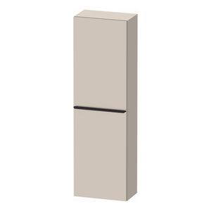 Hoge Kast Duravit D-Neo Kolomkast Wand 132 cm Linksdraaiend Mat Taupe