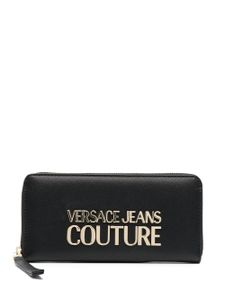 Versace Jeans Couture portefeuille à logo embossé - Noir