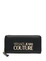 Versace Jeans Couture portefeuille à logo embossé - Noir - thumbnail