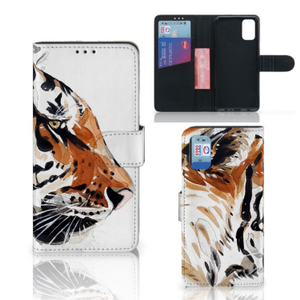 Hoesje Samsung Galaxy A41 Watercolor Tiger