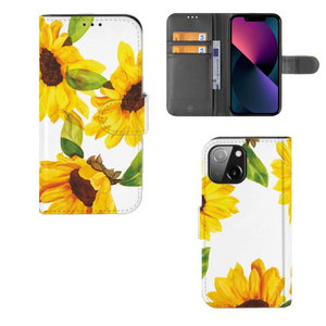 Hoesje voor iPhone 13 Mini Zonnebloemen