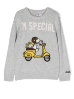 MC2 Saint Barth Kids pull en maille intarsia - Gris