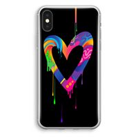 Melts My Heart: iPhone X Transparant Hoesje