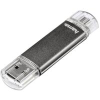 Hama FlashPen Laeta Twin USB-stick smartphone/tablet Grijs 16 GB USB 2.0, Micro-USB 2.0 - thumbnail