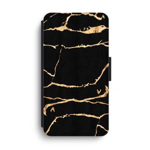 Gouden marmer: iPhone XS Max Flip Hoesje