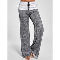Dames Loungewear Broeken Heldere kleur Eenvoudig Basic Casual Huis Dagelijks Bed Katoen Ademend Pantalon Zomer Lente Zwart Wijn Lightinthebox