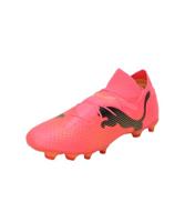 PUMA Future 7 Pro Fg/Ag voetbalschoen voor heren, Oranje Zwart, 45 EU
