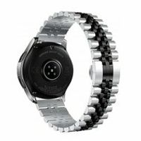 Garmin Vivomove 3 / HR / Luxe / Sport / Style / Trend - Stalen band - Zilver / zwart