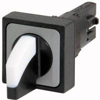 Eaton 036600 keuzeknop, 2 standen, wit, raster