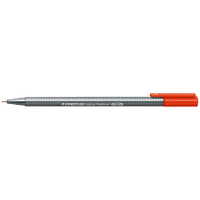 Fineliner Staedtler Triplus 334 rood 0.3mm