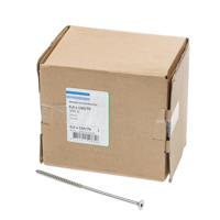 Spaanplaatschroef roestvaststaal A2 platkop torx-25 6.0X150/70 deeldraad (100)