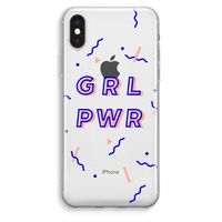 GRL PWR: iPhone XS Max Transparant Hoesje - thumbnail